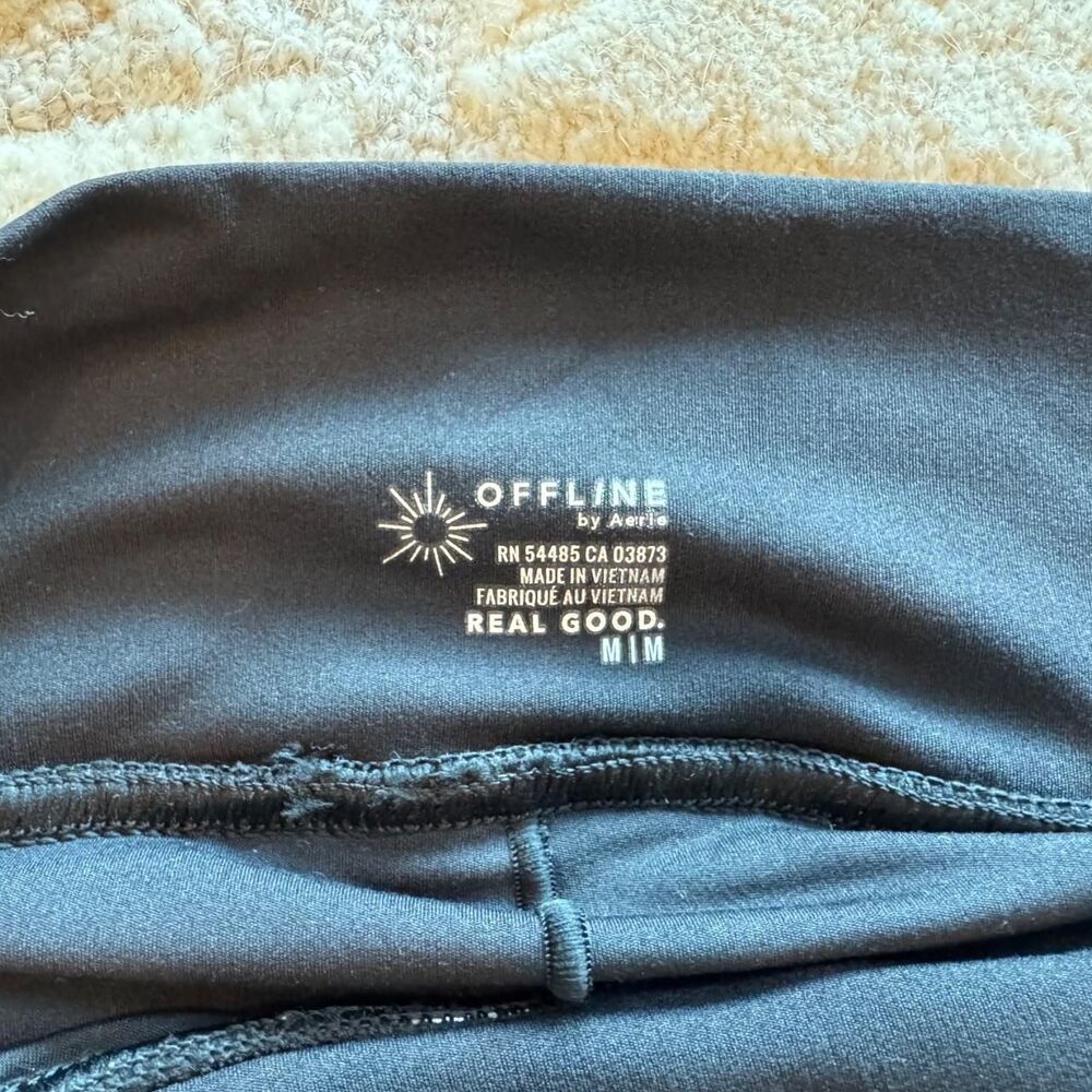 Aerie Women's Black Athletic Skort - Picture 4 of 4